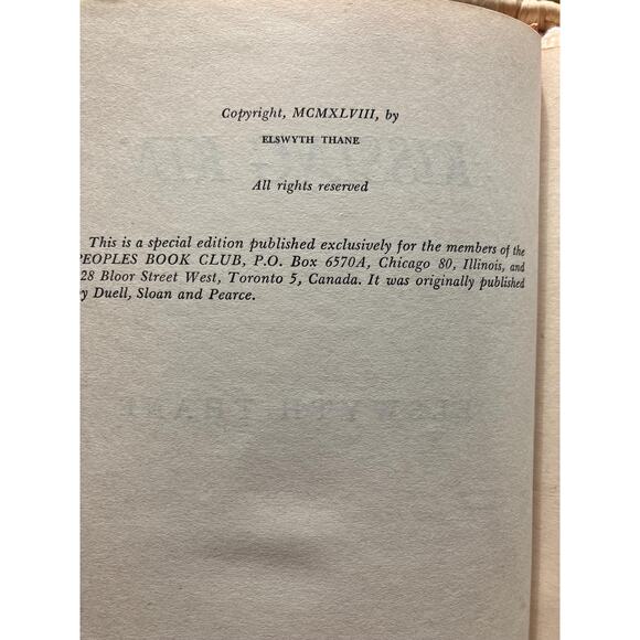 1948 Kissing Kin by Elswyth Thane | Vintage Peoples Book Club - Picture 4 of 6